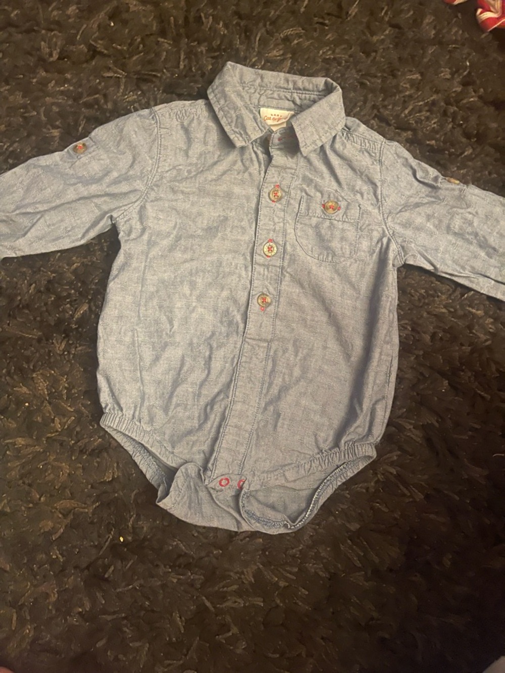 Cat&Jack Baby Boys and Button-Front One-Piece
